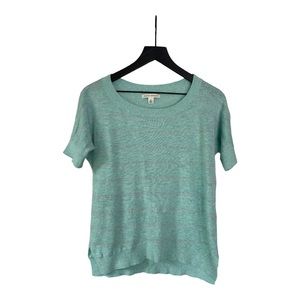 Banana Republic Light Green Short Sleeve Top